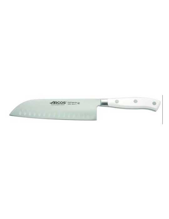 Cuchillo Santoku con Alveolos 18cm Riviera Blanco ARCOS