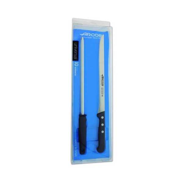 Cuchillo Jamon.+Chaira Estuche 2855 ARCOS