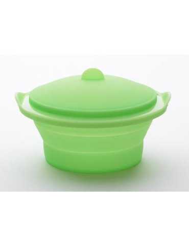 Vaporera Plegable Verde Silicona BRABANTIA