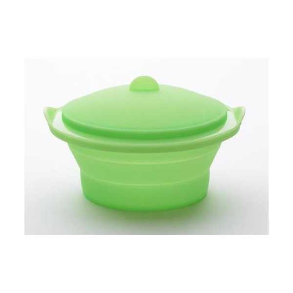 Vaporera Plegable Verde Silicona BRABANTIA