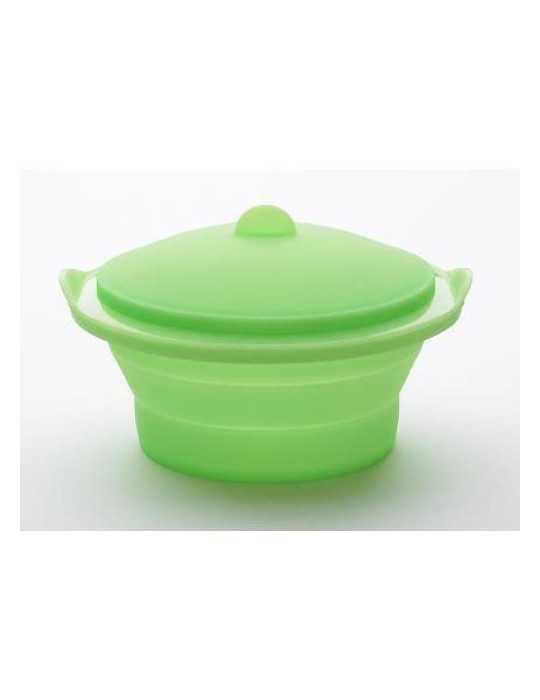 Vaporera Plegable Verde Silicona BRABANTIA
