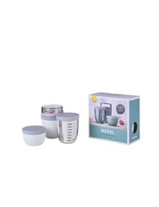 Set Pot Range Ellipse 3 Piezas Blanco ROSTI