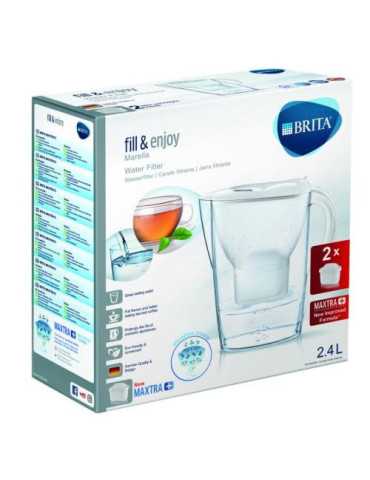 Jarra Marella Bca. 2.5l + 2 Filtros Maxtra 1028185 BRITA