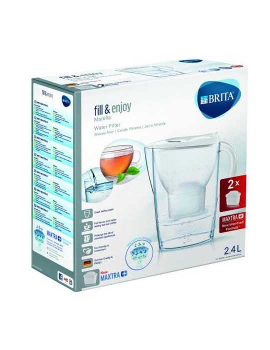 Jarra Marella Bca. 2.5l + 2 Filtros Maxtra 1028185 BRITA
