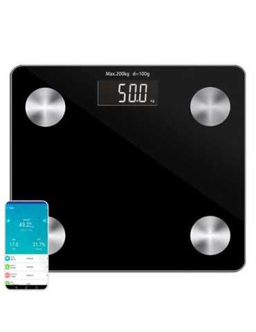 Báscula de Baño Digital con Bluetooth 200 Kg 34123 ALFA