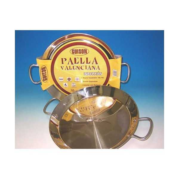 Paella Valenciana Inoxidable Guison 36 cm. GARCIMA