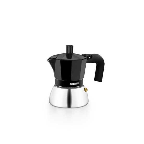 Cafetera Induccion Inox Negra 9 Tazas M863009 MONIX