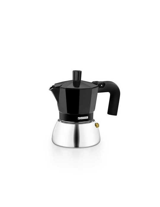 Cafetera Induccion Inox Negra 9 Tazas M863009 MONIX