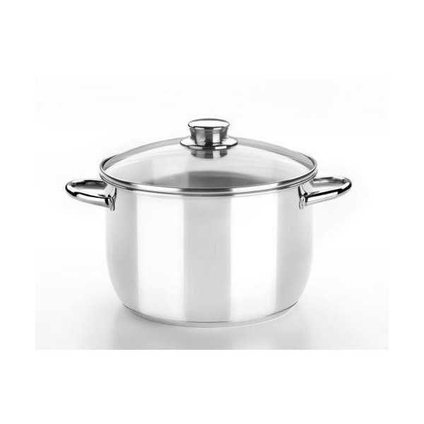 Olla con Tapa Cristal 22 cm. Optima M453122 BRA
