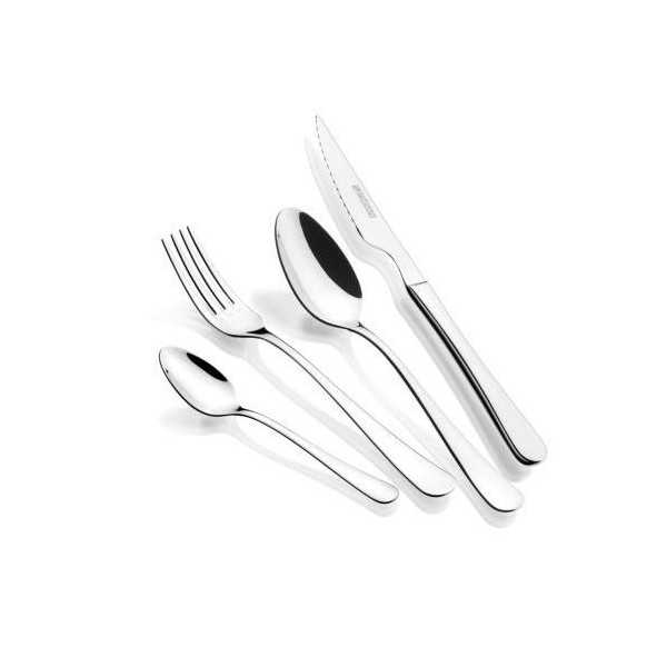 Cuberteria 24 Pzas.con Cuchillo Chuletero Trieste BRA