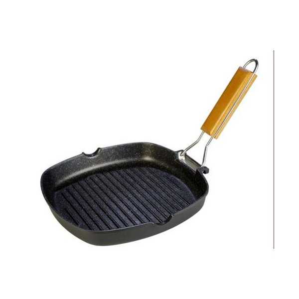 Grill Rayas Al. Fundido 28x28 cm. Ecochef 14028 WECOOK