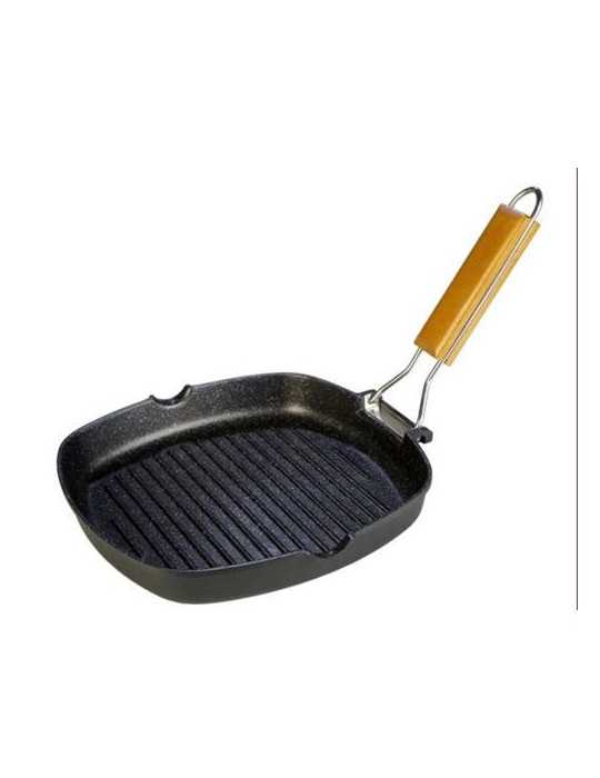 Grill Rayas Al. Fundido 28x28 cm. Ecochef 14028 WECOOK