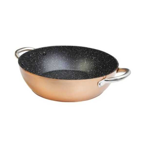 Cazuela Baja Aluminio Forjado Profesional 32cm WECOOK