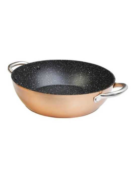 Cazuela Baja Aluminio Forjado Profesional 32cm WECOOK