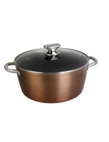 Cazuela Alta Aluminio Forjado Profesional 24cm WECOOK