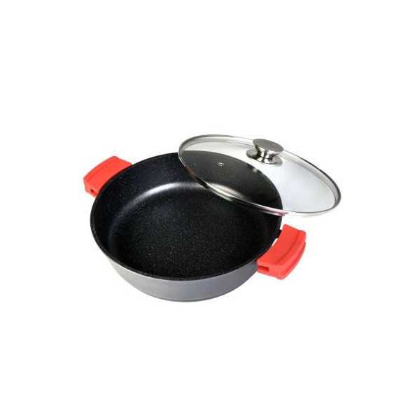 Cazuela Baja Aluminio Fundido Ecochef 24cm WECOOK