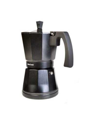 Cafetera Aluminio Induccion Negra 12 Tazas Luccia ALEX