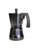 Cafetera Aluminio Induccion Negra 12 Tazas Luccia ALEX