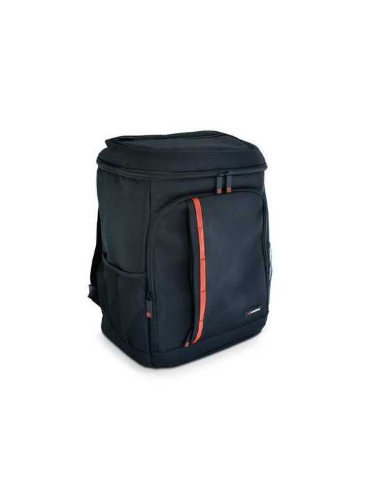 Bolsa Nevera Total Backpack Negro y Rojo 25 Litros IRIS