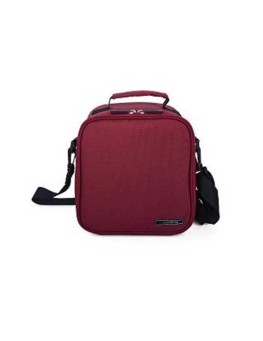 Bolsa Porta Alimentos Roja con Contenedor 570 y 840 ML IRIS