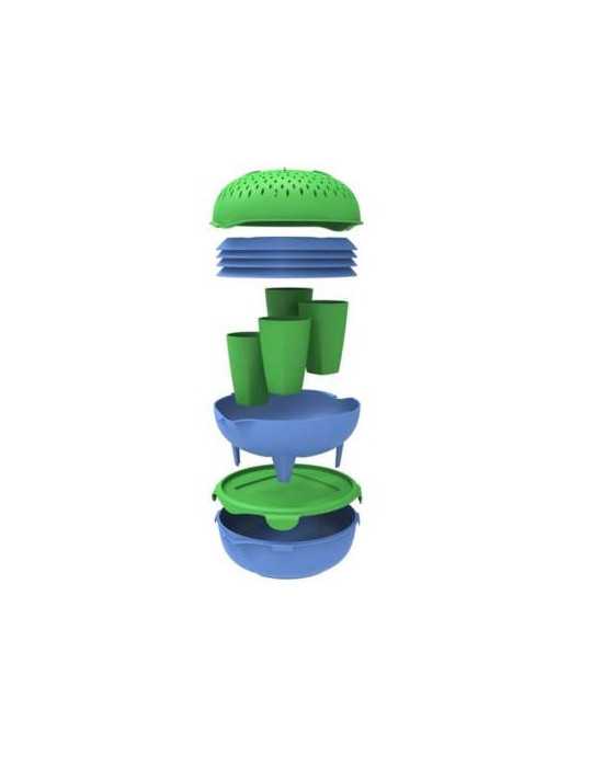 Set Picnic Pick&Go Azul y Verde Cui22 TOT EL MON