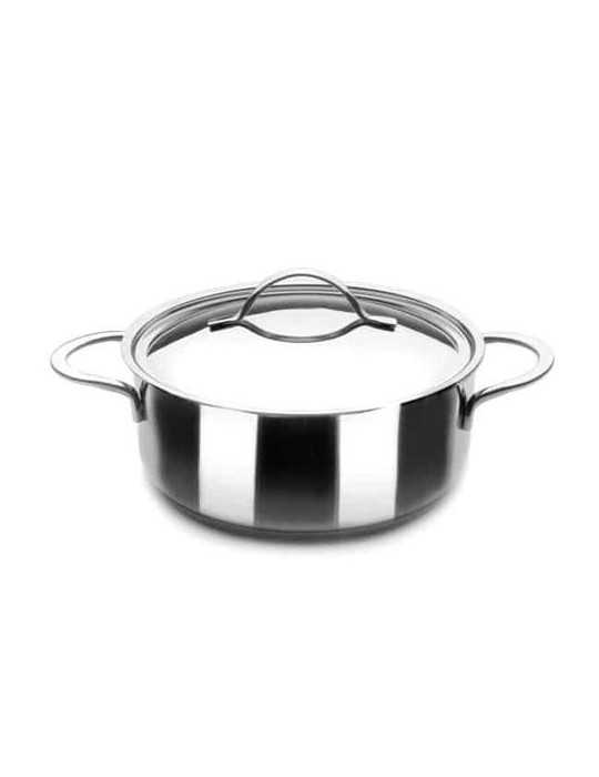 Cacerola con Tapa Inoxidable Noah 20 CM 605020 IBILI