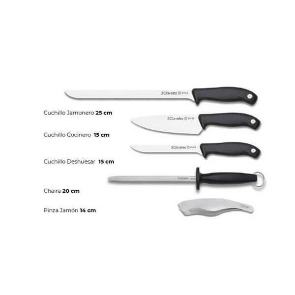 Set Cuchillo Jamonero Evo 5 Piezas 01940 BUARFE