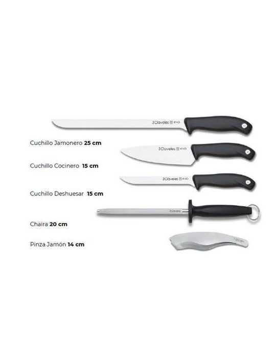 Set Cuchillo Jamonero Evo 5 Piezas 01940 BUARFE