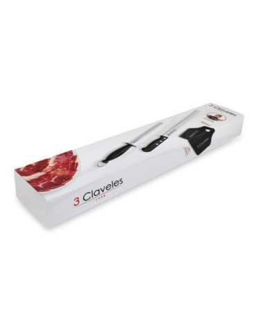 Set Cuchillo Jamon+Chaira 966 3 CLAVELES