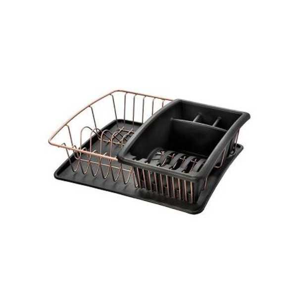 Escurreplatos con Bandeja Aquatex Plus Copper METALTEX