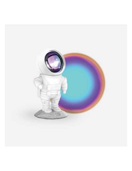 Lampara Astronauta Proyeccion Azul Arcoiris Infant METRONIC