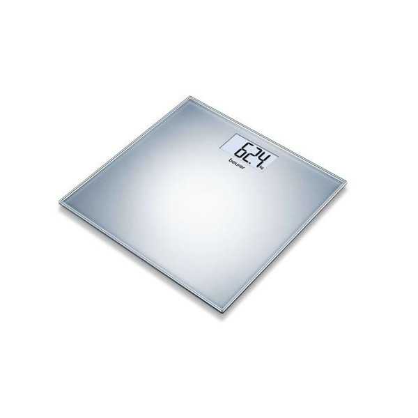 Báscula de Vidrio Plana 150 Kg Silver GS-202 BEURER