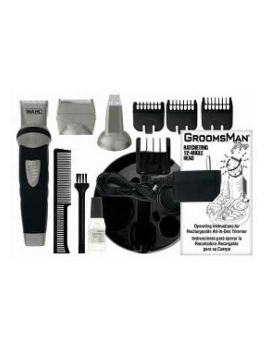 Afeitadora Corporal y Barba con y sin Cable Groomsman WAHL
