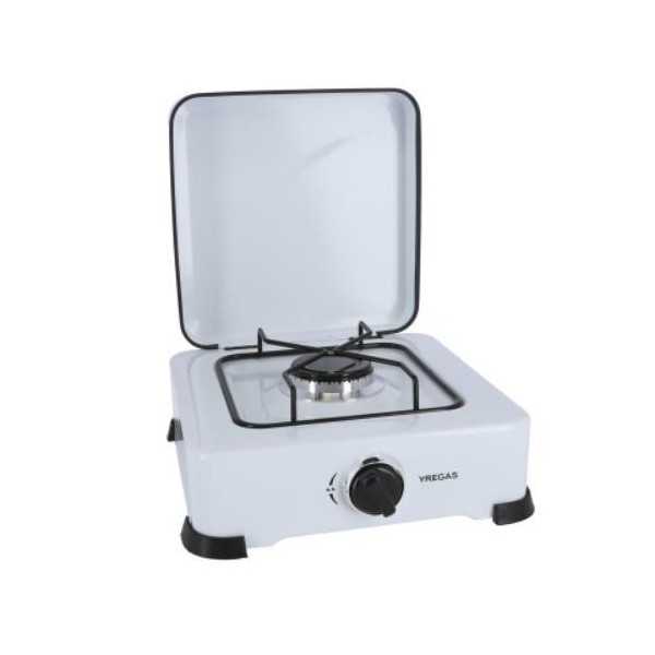 Cocina Gas Esmaltada Blanca 1 Fuego KUKEN