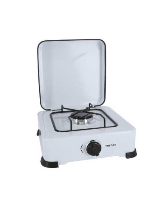 Cocina Gas Esmaltada Blanca 1 Fuego KUKEN