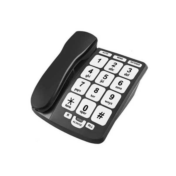 Telefono Sobremesa Teclas Grandes Kuken KUKEN