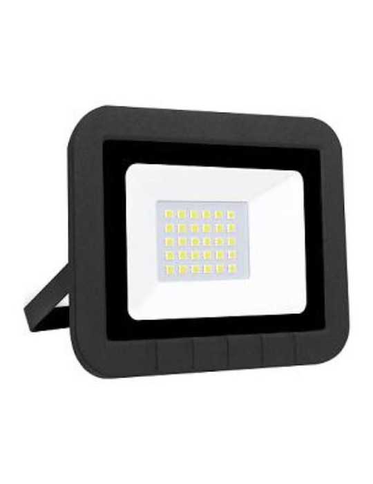 Proyector Led Plano Negro 75w. Fria 25996 MATEL