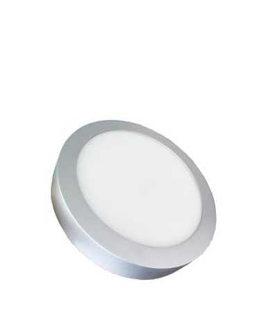 Downlight Superficie 20 W. Redondo Plata TVTECH