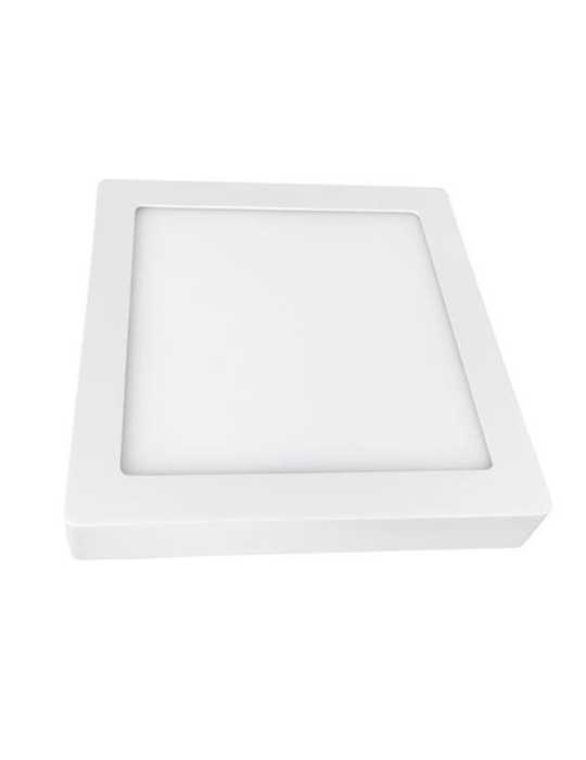 Downlight Superficie 20 W. Cuadrado Blanca TVTECH