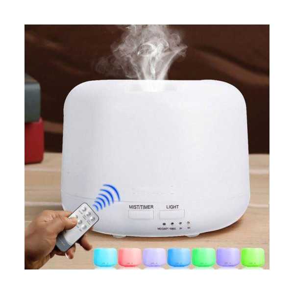 Humidificador Aroma con Mando 300ml Luces Led PAREJA