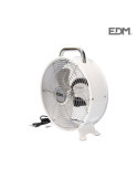 Ventilador Sobremesa Vintage 30w 20cm Blanco 33928 ELEKTRO