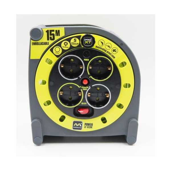 Enrollacable 4 Tomas 16a 15m. Pro-Xt Hme15164sl-Px LUCECO