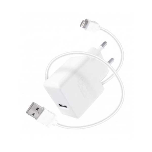 Cargador USB 5v 2.4a + Cable Lighting 1m 37350000 DCU