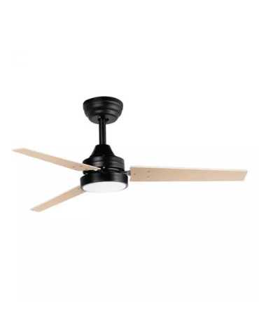 Ventilador Techo 106cm 35w Dc Negro Madera JATA