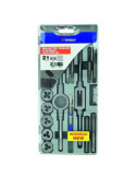Estuche Machos y Cojinetes (21 piezas) M3 a M12 TIVOLY
