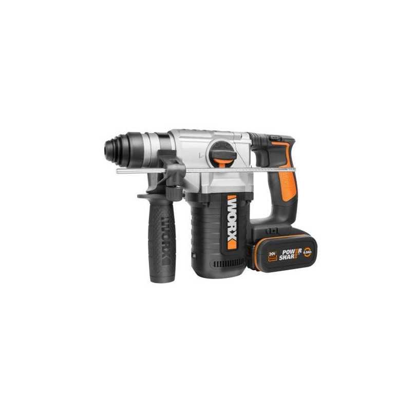 Martillo WORX 20v. 2 baterias 4ah. WX392