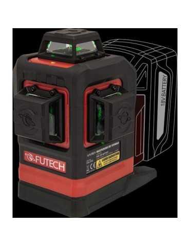 Nivel Láser Verde 3D Multi-Batería 18V Max 54340 ACHA