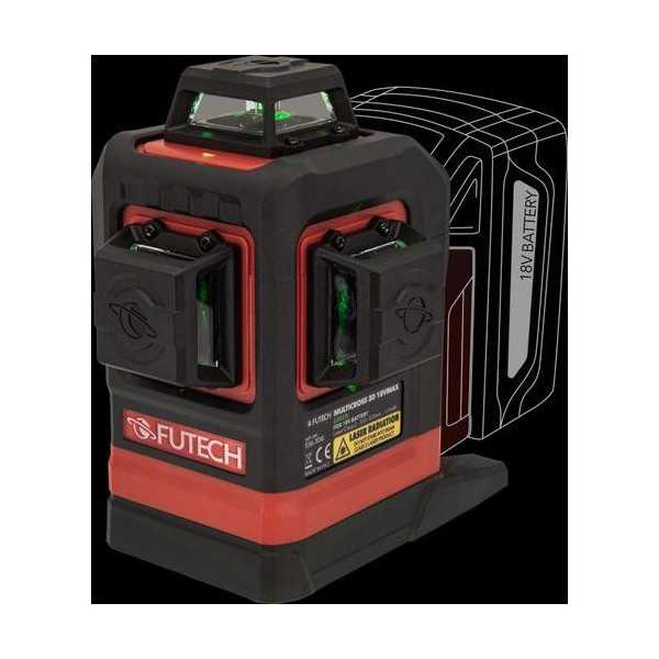 Nivel Láser Verde 3D Multi-Batería 18V Max 54340 ACHA