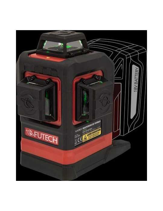 Nivel Láser Verde 3D Multi-Batería 18V Max 54340 ACHA