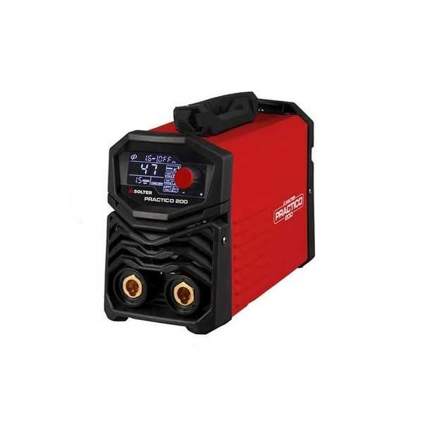 Soldador Inverter Práctico 200 LD para Electrodos 10722 SOLTER